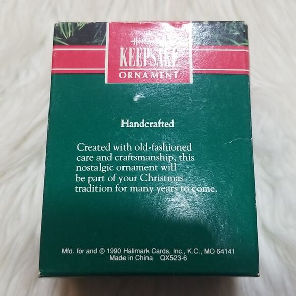 Vintage Hallmark Keepsake Ornament Goose Cart 1990 - Picture 2 of 4